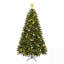 Arbre de Noël avec lumières DEL chaudes et support en métal robuste-561996424