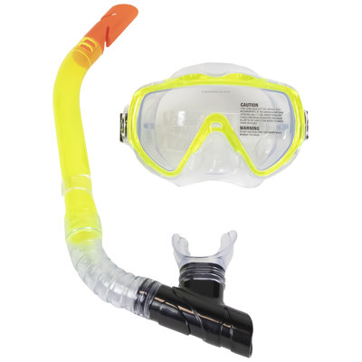 Blue Sea Searcher Thermotech Mask And Snorkel Set For Youth And Adults