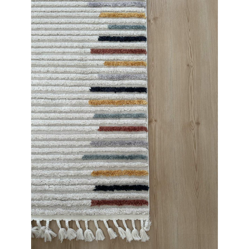 Tapis rectangulaire recto avec envers antidérapant, Rectangle 6 pi 7 po x 9 pi 6 po