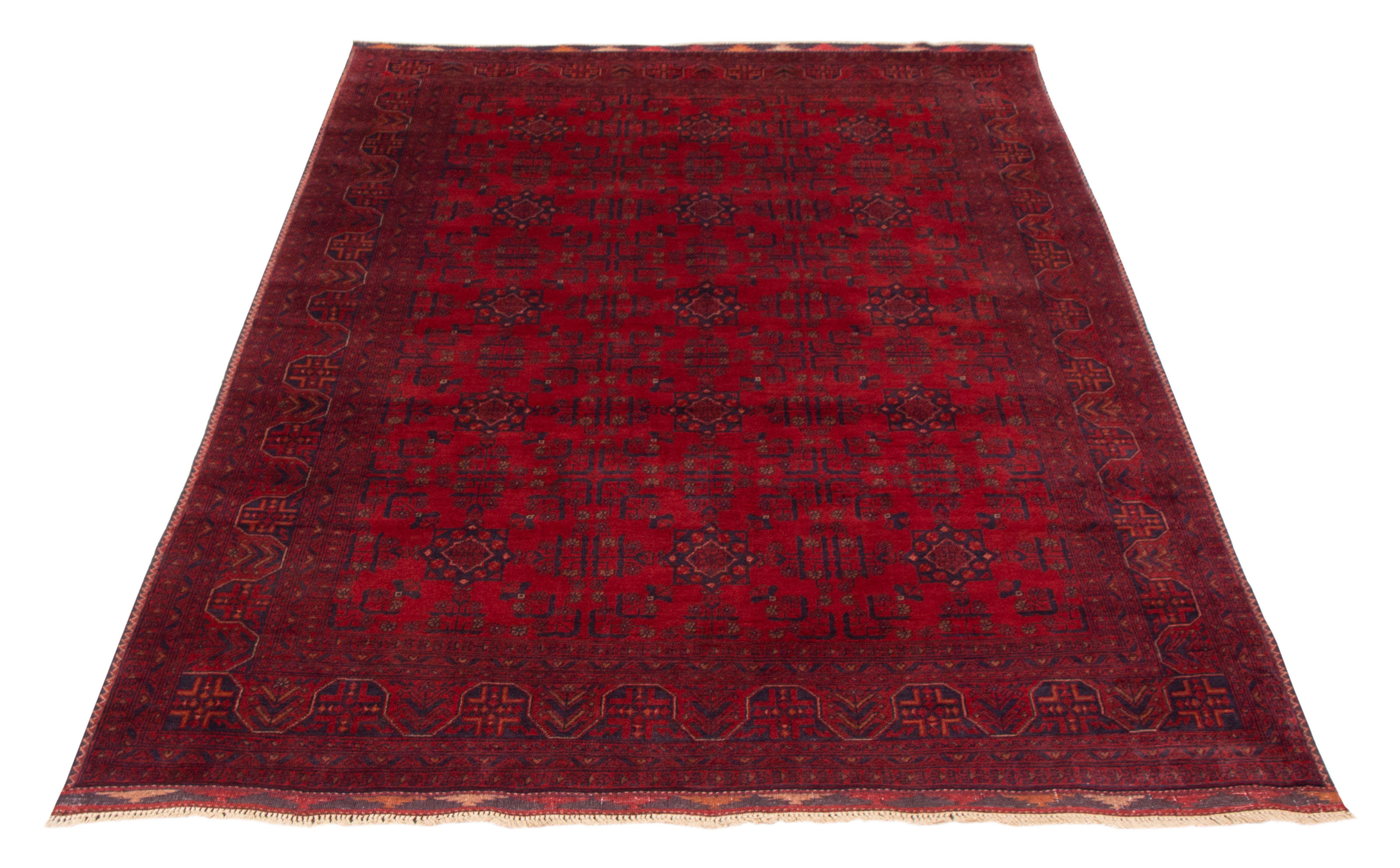 Isabelline Finest Esari Dark Red Rug 6''7