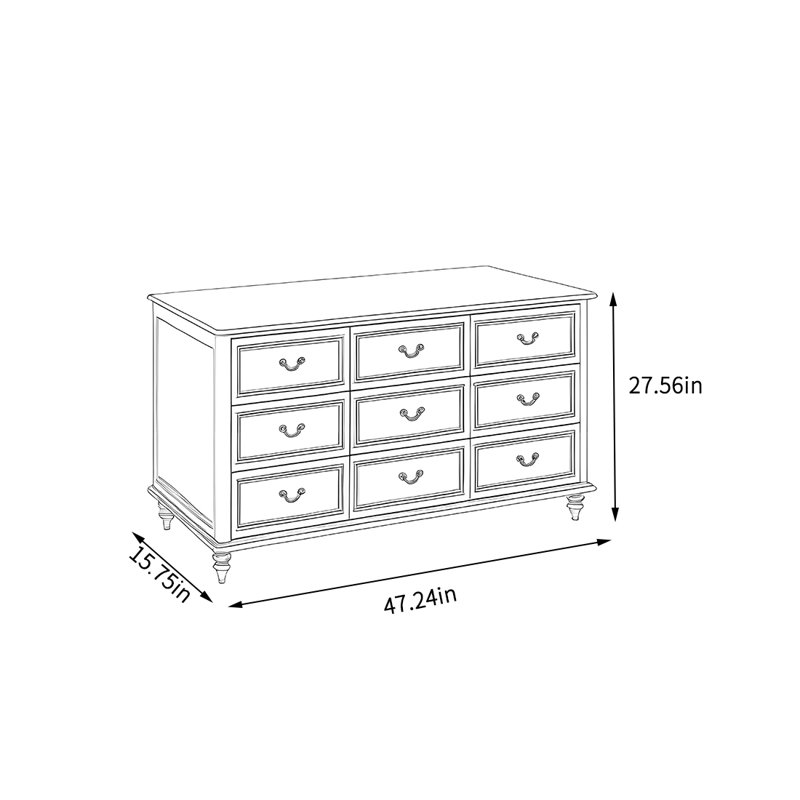Large-capacity drawer storage cabinet