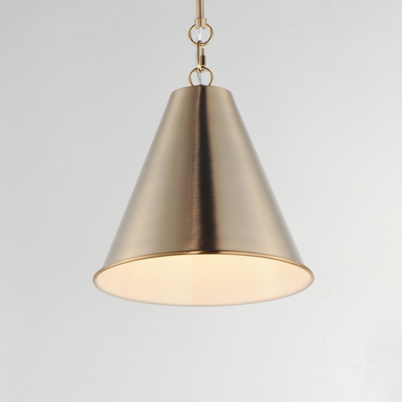 Luminaire suspendu simple à 1 lumière Lorrenda, Héritage, H 11 po x l 12 po x P 12 po