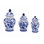 Set of 3 Floral Food Safe Jars