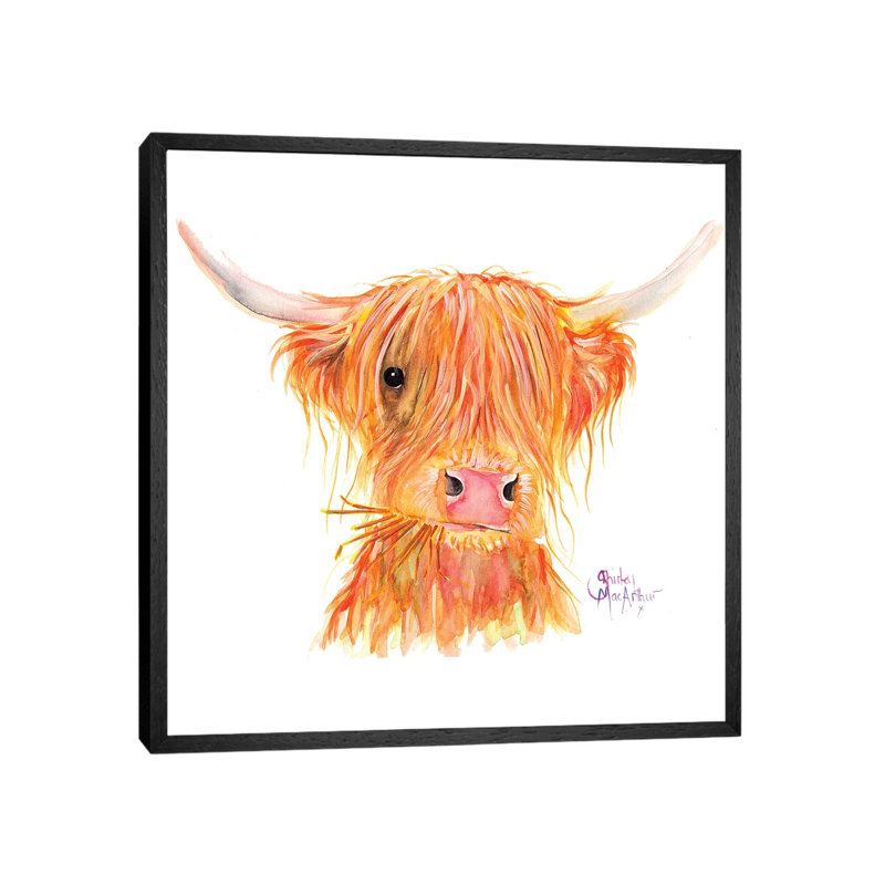 Fergus by Shirley Macarthur - Gallery-Wrapped Canvas Giclée on Canvas, Black Framed, 66.04 cm H x 66.04 cm W