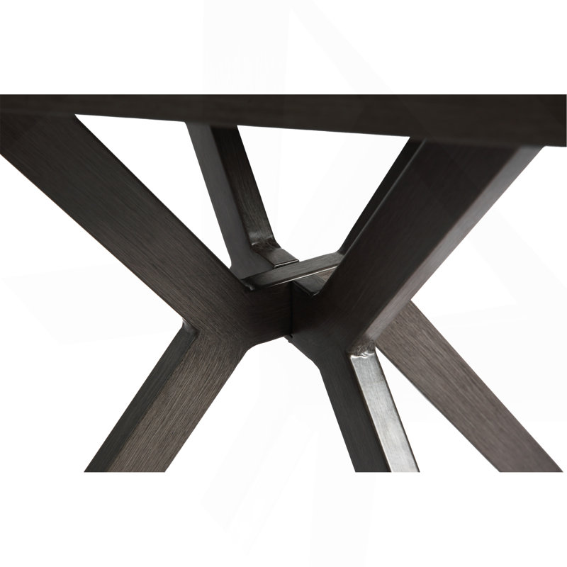 Table en aluminium coulé