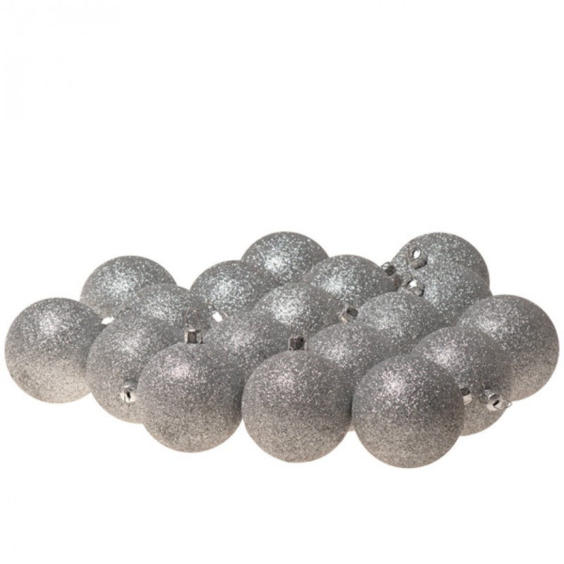 6cm Ball Ornament, Silver