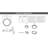 4" Aluminum Anti-Glare Deep Baffle Trim LED Canless Recessed Lighting Kit