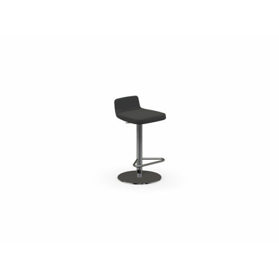 Riley Upholstered Adjustable Stool with Swivel Base