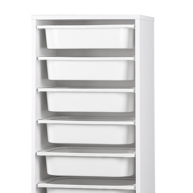 Drawer/Dresser/Storage Cabinet Organizer with 8 Drawers Latitude Run Finish: White