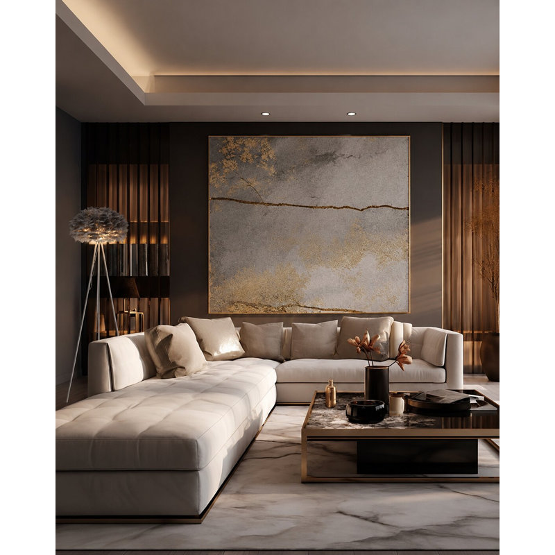 Lampe trépied 55 ", Gris