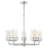 Nailwell 5 - Light Steel Dimmable Classic / Traditional Chandelier-27063584-100090160