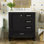 Ensemble de meuble-lavabo moderne avec lavabo 30 po, meuble-lavabo moderne avec porte à fermeture douce et 3 tiroirs, structure en bois massif