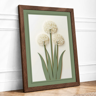 Alliums Botanical - Framed Print