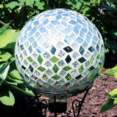 Cartert 10" Glass Outdoor Gazing Globe