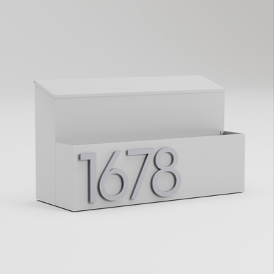 The Garden Wall Mounted Steel Mailbox