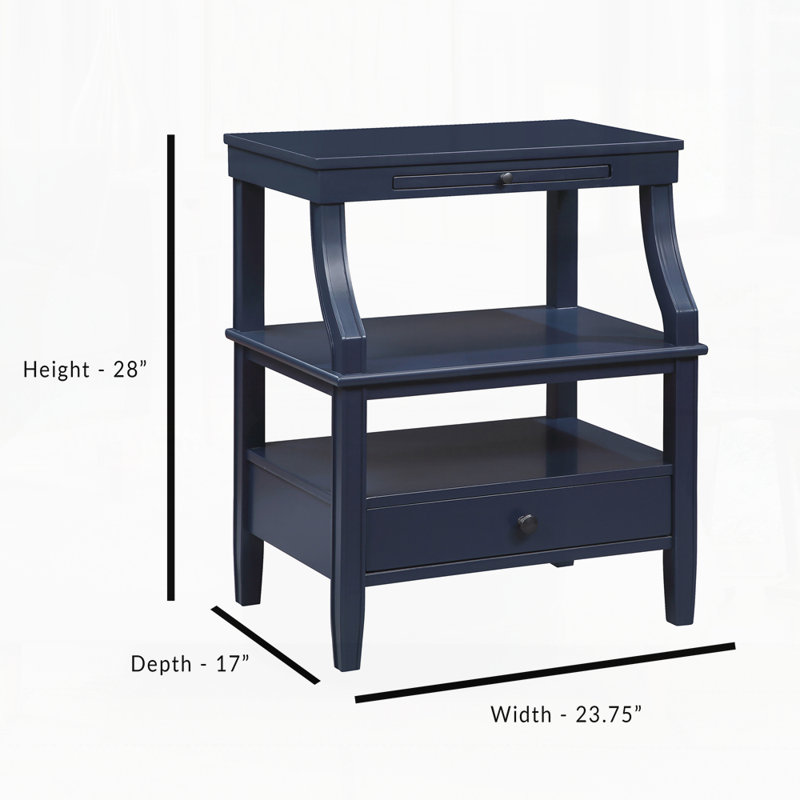 Table de chevet moderne pour chambre à coucher, Marine