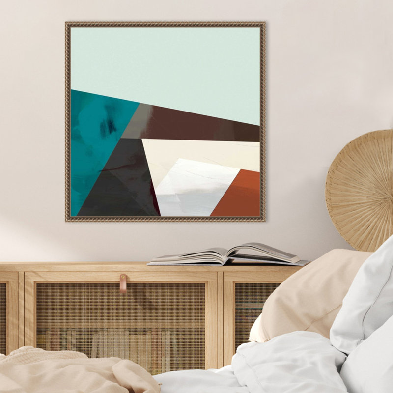 «Block Détail I» par Sisa Jasper, reproduction d'art sur toile encadrée, H 22 po x l 22 po