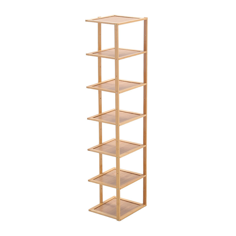 7 Pair Shoe Rack, Natural