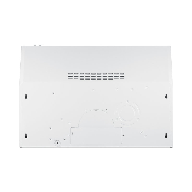 Summit Appliance Steel Convertible Under Cabinet Range Hood, White, 5.5" H x 29.88" W x 20" D