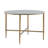 Rivet Modern Industrial Sintered Stone Dining Table with Forged Metal Base-678775257