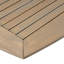 Table de salle à manger d'extérieur extensible en bois d'acacia, gris-129493028