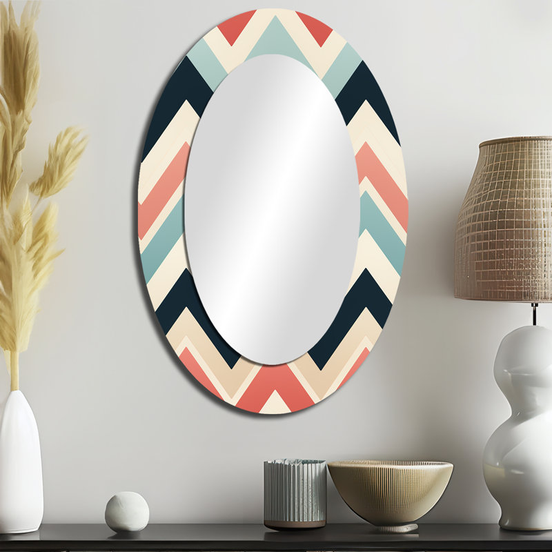 Miroir mural Mid-Century, 36 po x 24 po