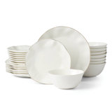 Lenox Blue Bay White 24-Piece Dinnerware Set