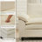 113.58" Chenille Upholstered Sofa, Comfy Cloud Couch with Ottoman-366712821