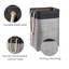 Canvas Rolling Laundry Bin with Handles-513439791