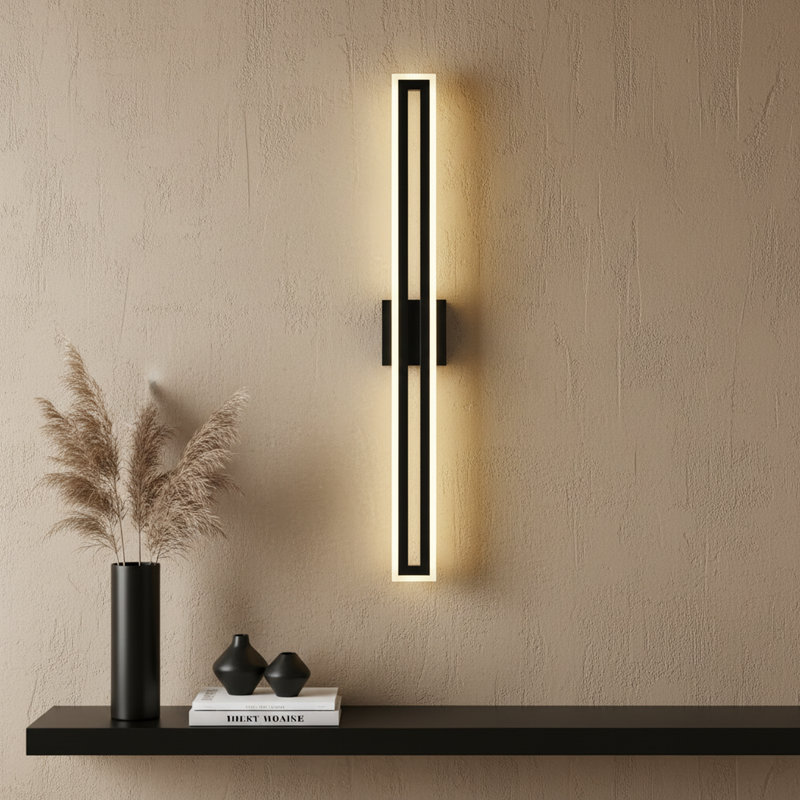 Jeralynn 1-Light Modern Wall Sconce Bath Bar Vanity Led Light Dimmable, 40" W x 2.3" D