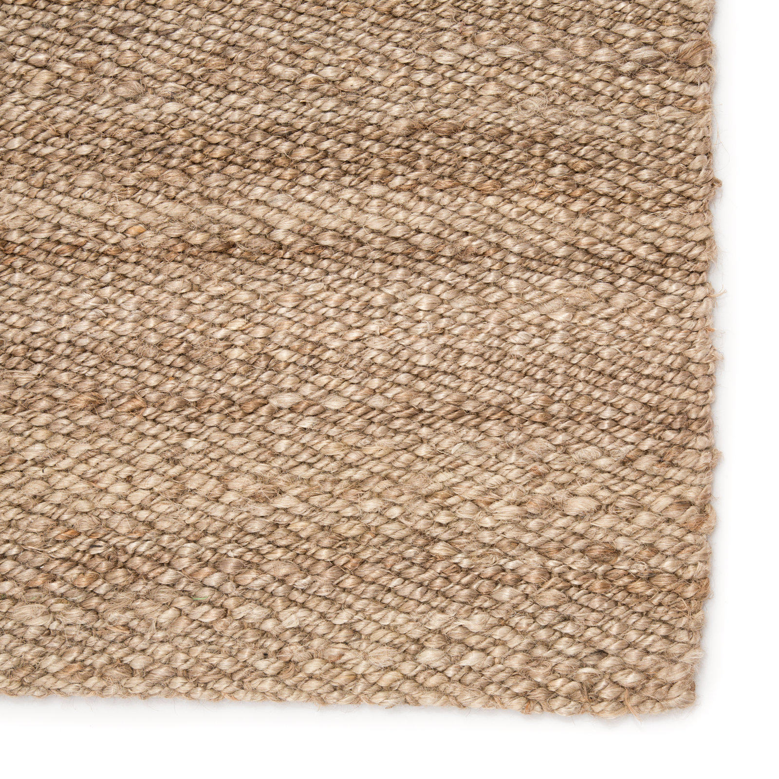 Kyra Tan Hand-Woven Jute Rug, Rectangle 6' x 9'