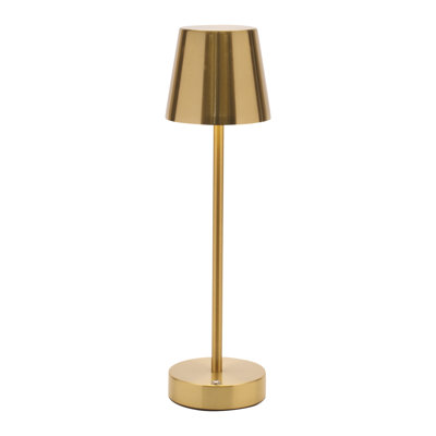 Modern Dimmable LED Touch Table Lamp 15"H
