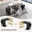 L-Shaped Computer Desk with Built-In Electrical Outlet-1121111474-1121555736