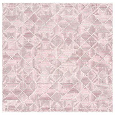 Tapis géométrique en laine touffeté à la main 0,8 po Forage