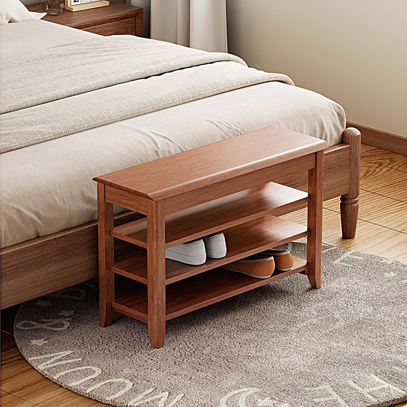 Banc à chaussures en bois massif