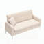 Canapé double 57 po avec rangement-129996612