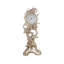 Horloge sur pied ornée de volutes florales