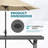 Chamblee Nika Outdoor Rectangle 67 Inch Aluminum Alloy Dining Table For Patio-124541569