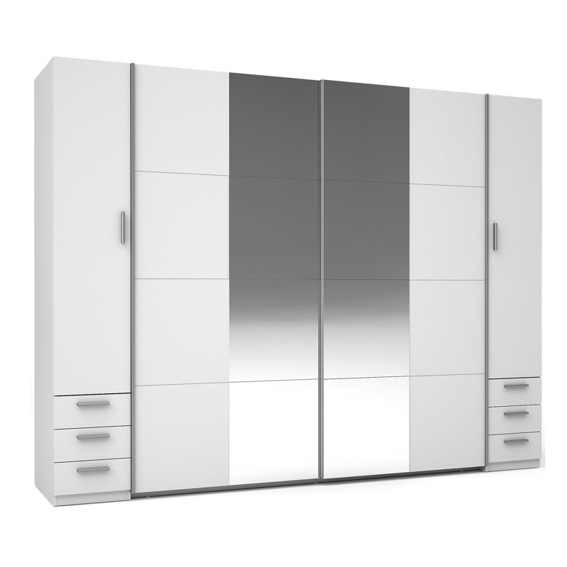 Badar 4 Door Laminate Wardrobe