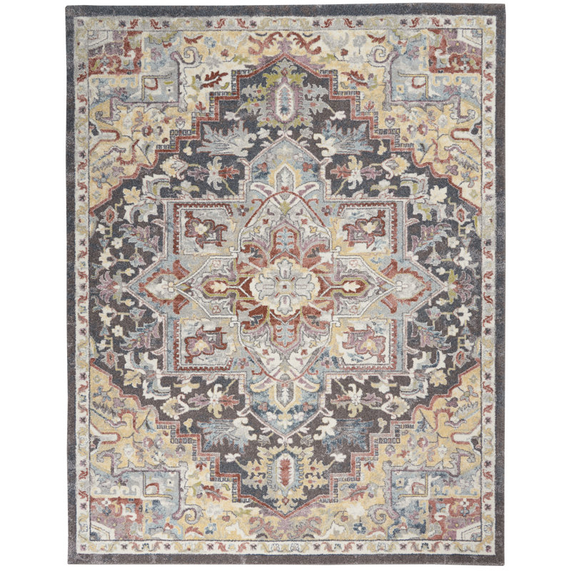 Sharilynn Oriental Indoor Rug, Rectangle 7'10" x 9'10"