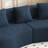 Boneless Curved Sectional Sofa with pillows-1881852546