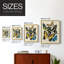 «Collage Butterflies II», reproduction encadrée - bois massif-1177400058