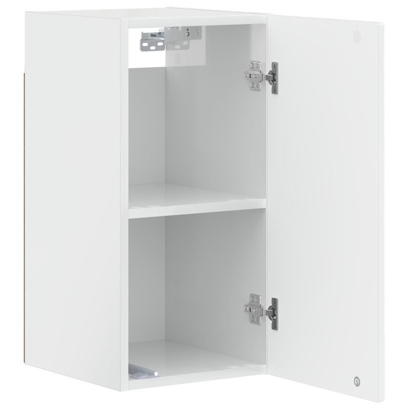 Bathroom Storage, High Gloss White