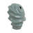 Sculptural Ceramic Wavy Form Table Vase with Glossy Finish for Home Decor - Artistic Tall Flower Vase Accent for Living Room or Console Styling - Blue-343531516