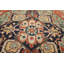 Tapis vert en coton 12 pi 2 po x 9 pi 1 po One-of-a-Kind