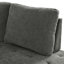 Canapé en L de 91,5 pouces avec lit escamotable et canapé-lit modulaire avec rangement caché, accoudoirs larges avec rangement, pour le salon, appartement, chambre à coucher, bureau