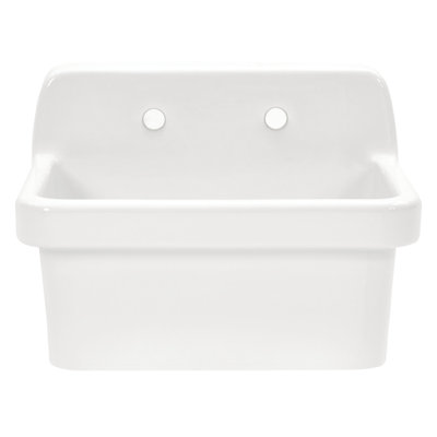Kingston Brass Doriteal 24-Inch Ceramic Wall Mount Utility Sink