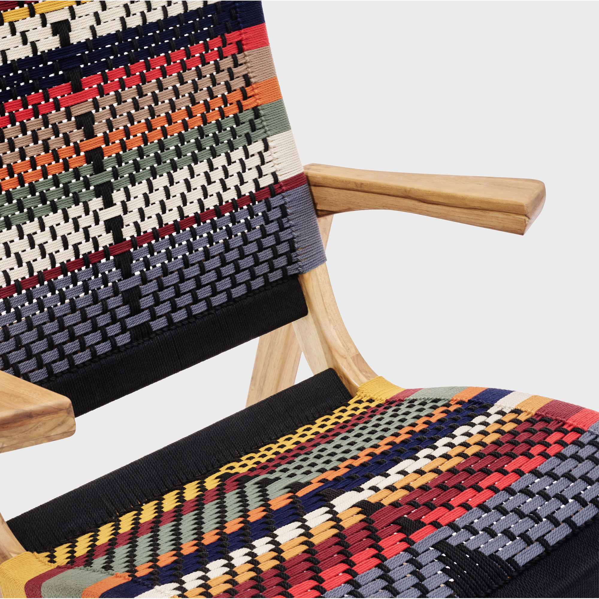 Amador Rocking Chair, San Geronimo Pattern, Natural