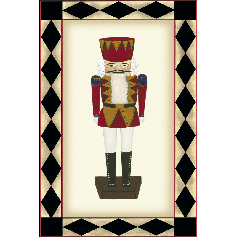 Nutcracker (H) I by Tina Kafantaris - Wrapped Canvas Painting, 46cm H x 30cm W