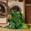 Tapis vert botanique lavable à la machine-1511094442